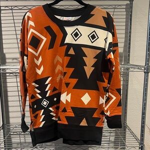 🦃Lularoe Top - Geometric Patterned Sweater